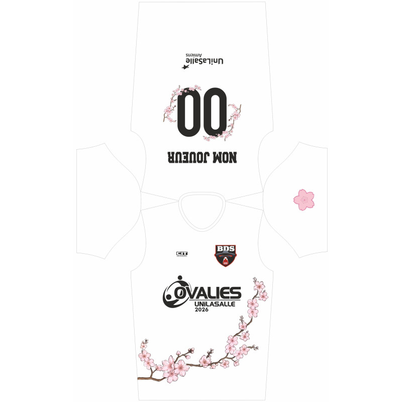 T-shirt  de sport sublimé - Ovalies 2026