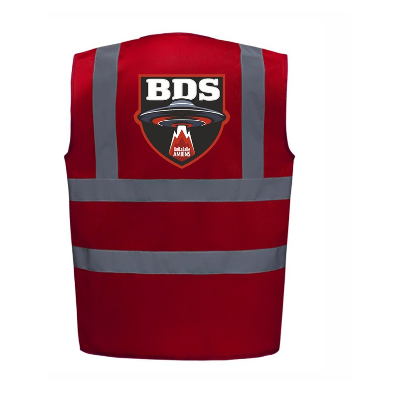 Gilet de chantier haute visibilité - BDS Amiens UniLaSalle